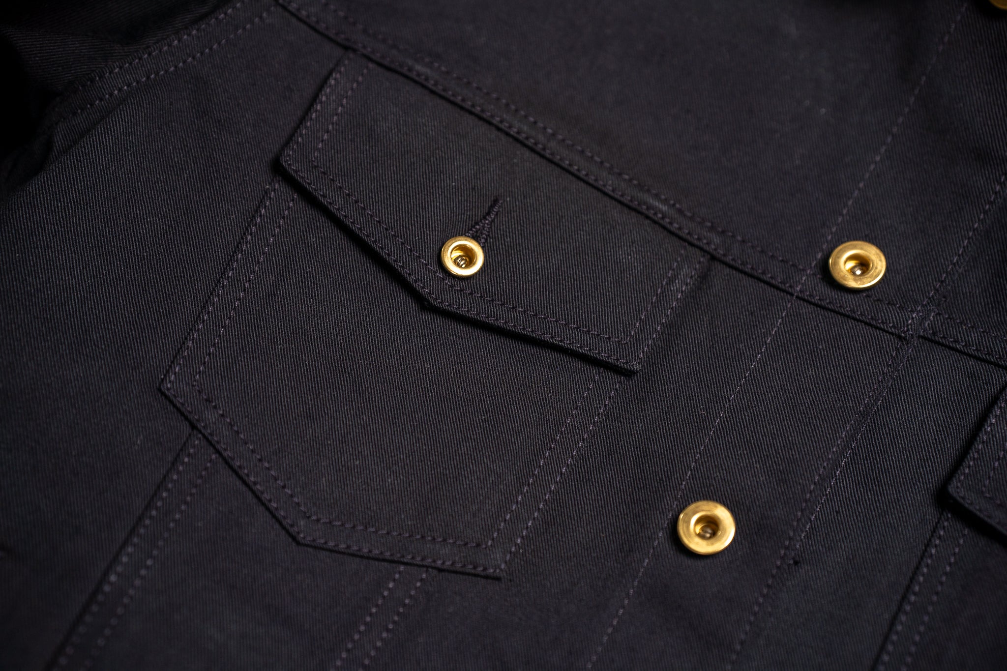Stride Double Black Selvedge Jacket 11.9 oz