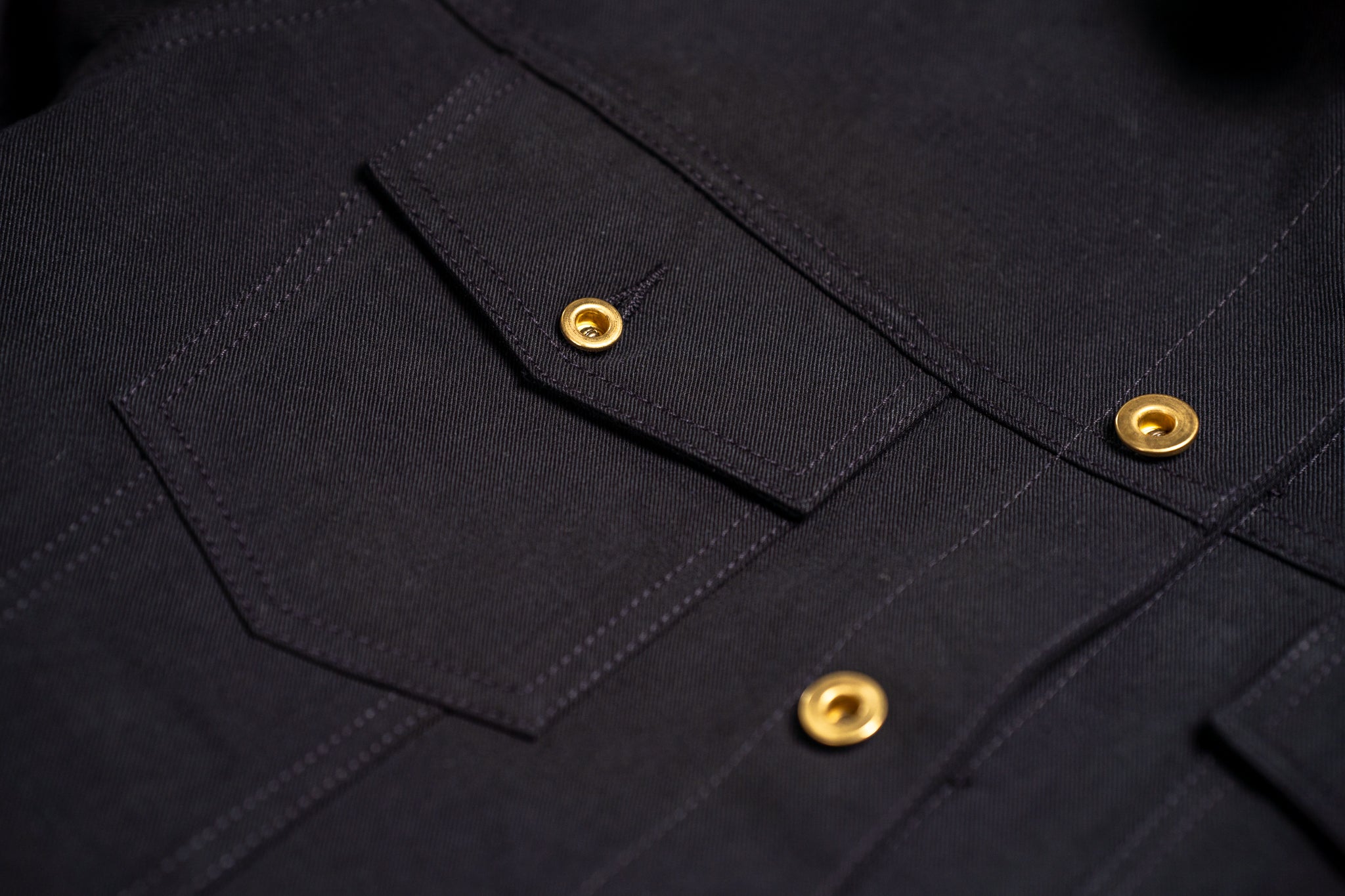 Stride Double Black Selvedge Jacket 11.9 oz