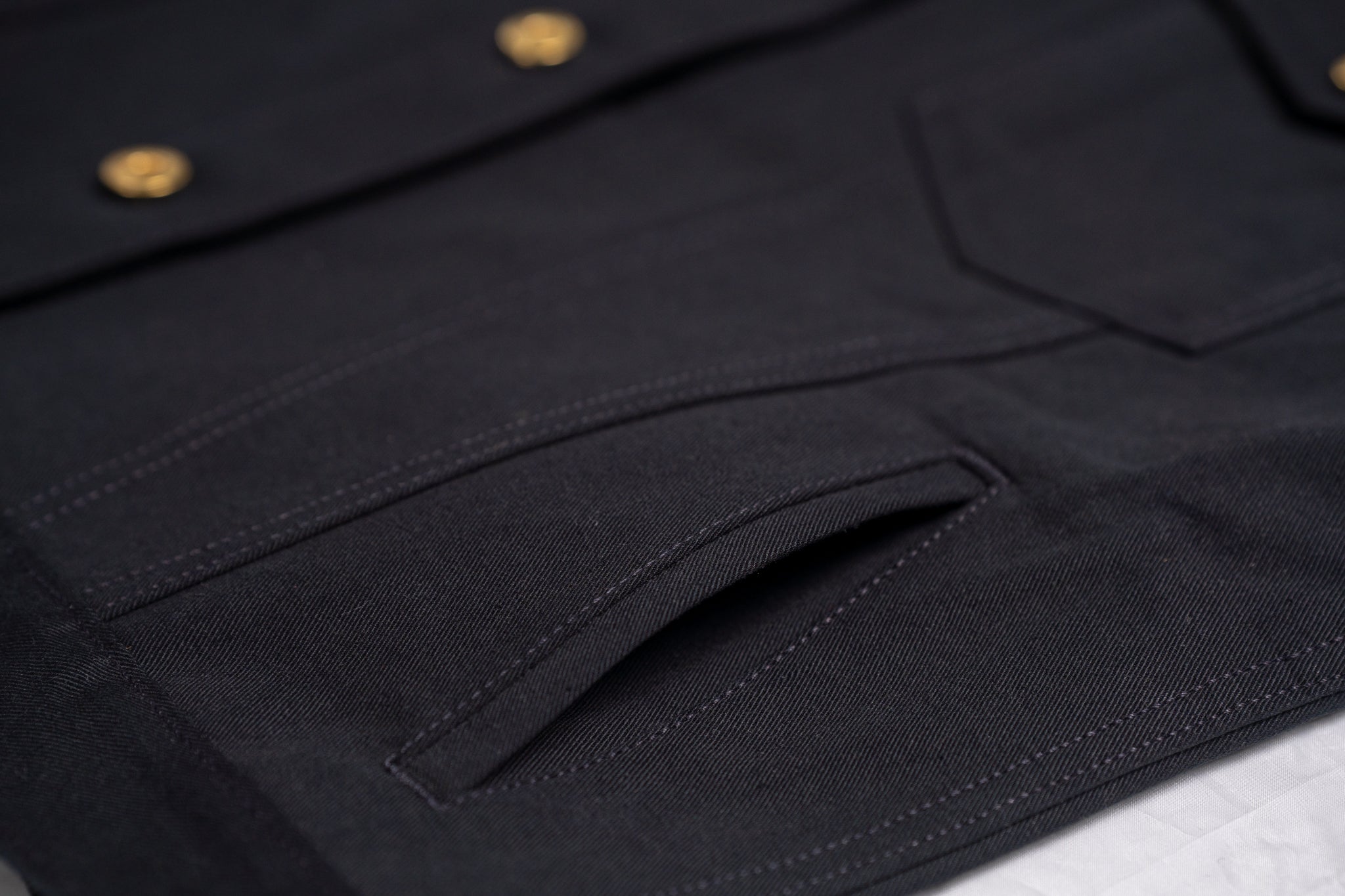 Stride Double Black Selvedge Jacket 11.9 oz