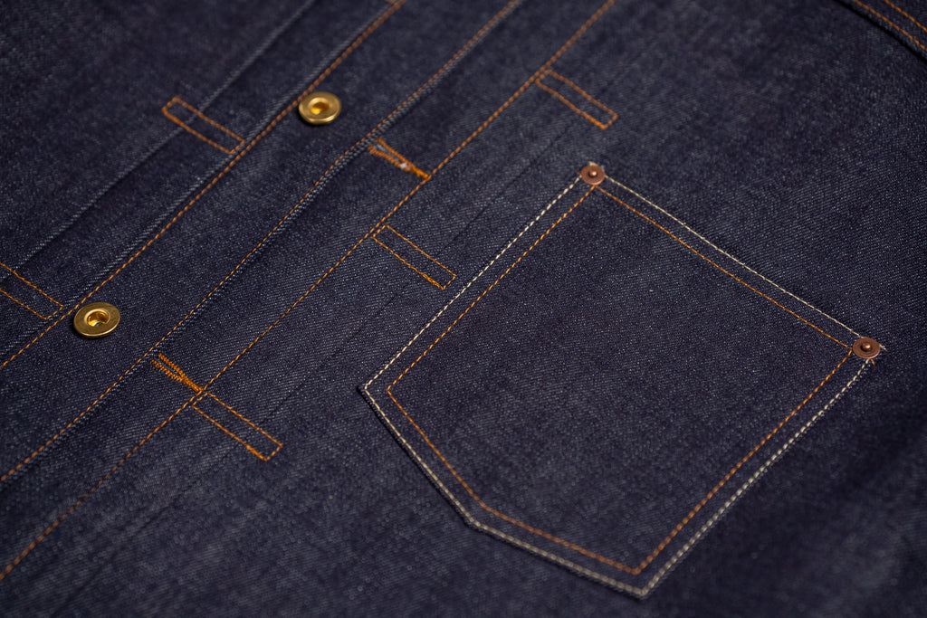 Stride 14.5 oz Double Dip Indigo Selvedge Denim