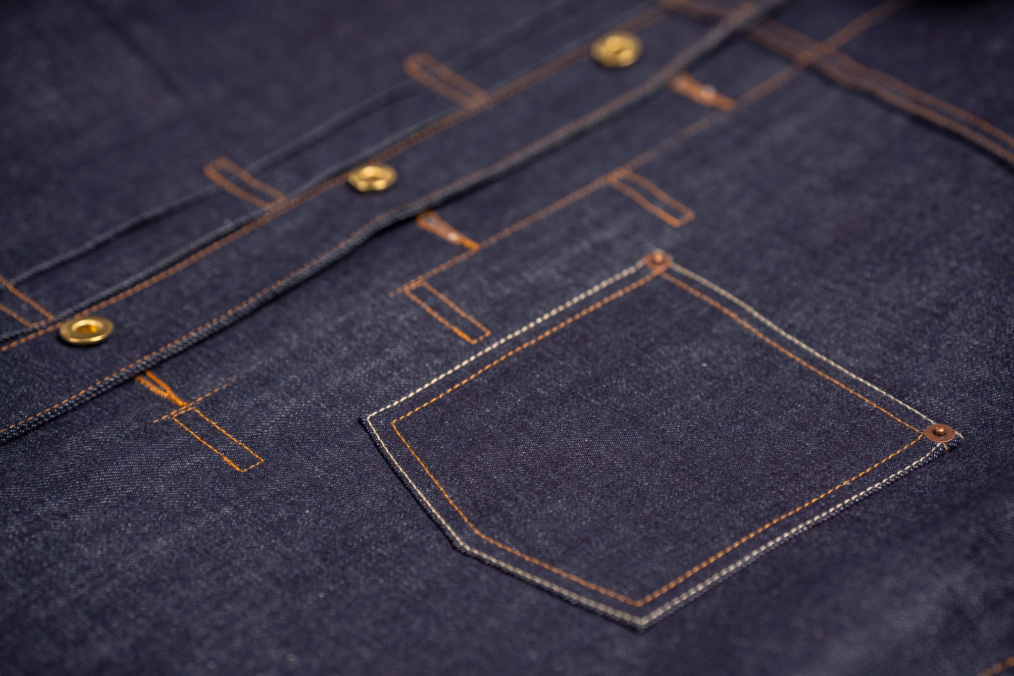 Stride 14.5 oz Double Dip Indigo Selvedge Denim