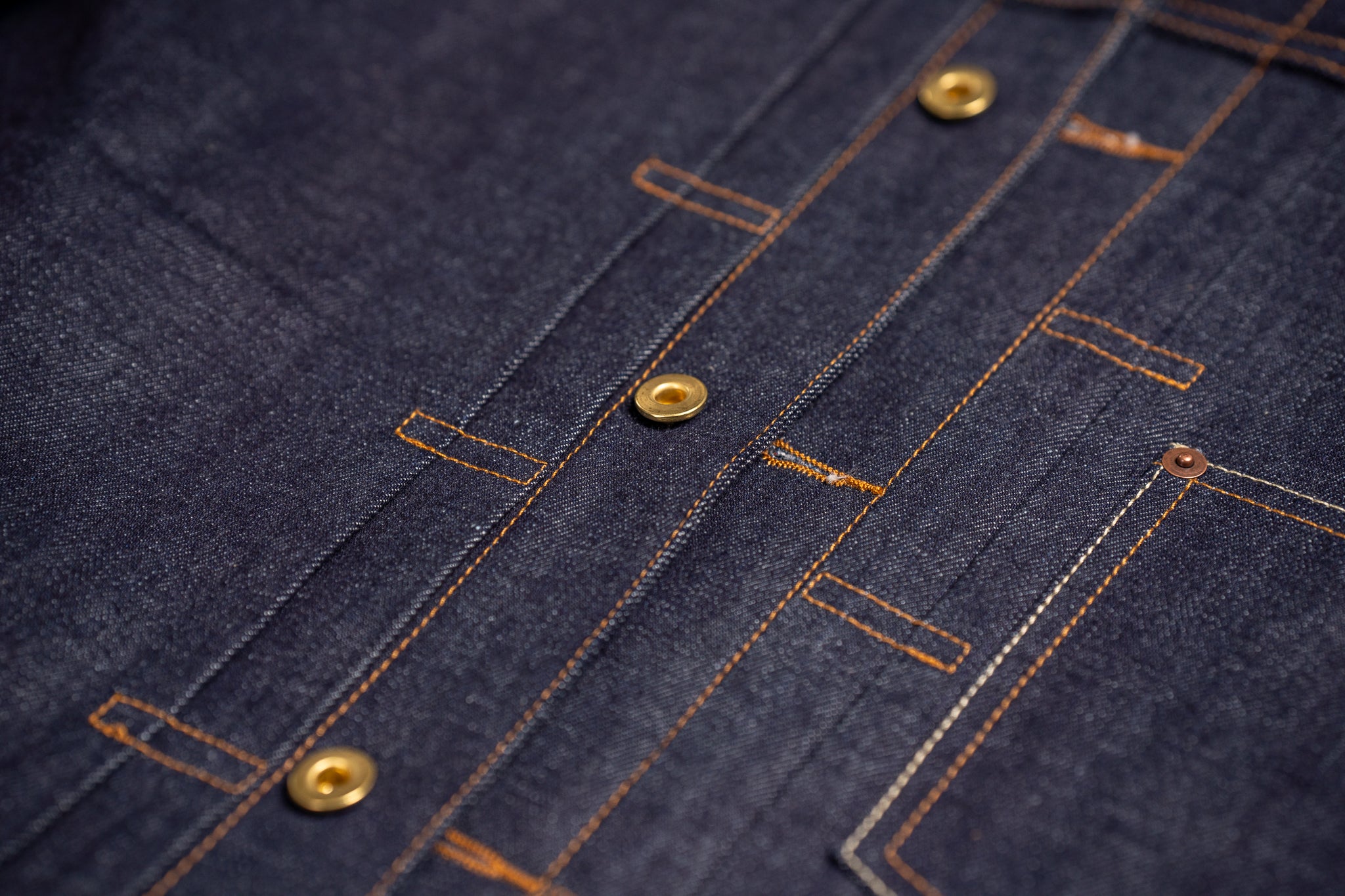 Stride 14.5 oz Double Dip Indigo Selvedge Denim