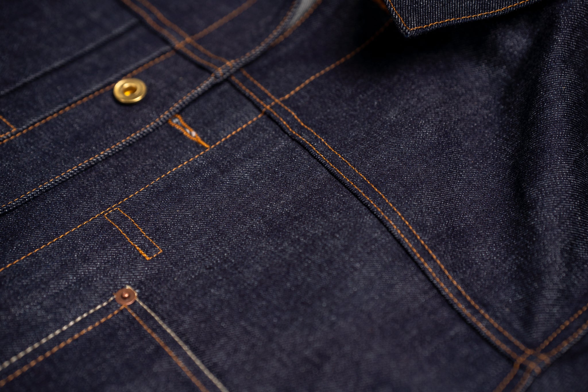 Stride 14.5 oz Double Dip Indigo Selvedge Denim