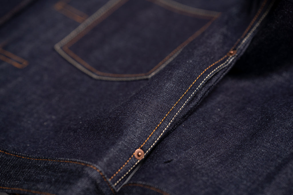 Stride 14.5 oz Double Dip Indigo Selvedge Denim