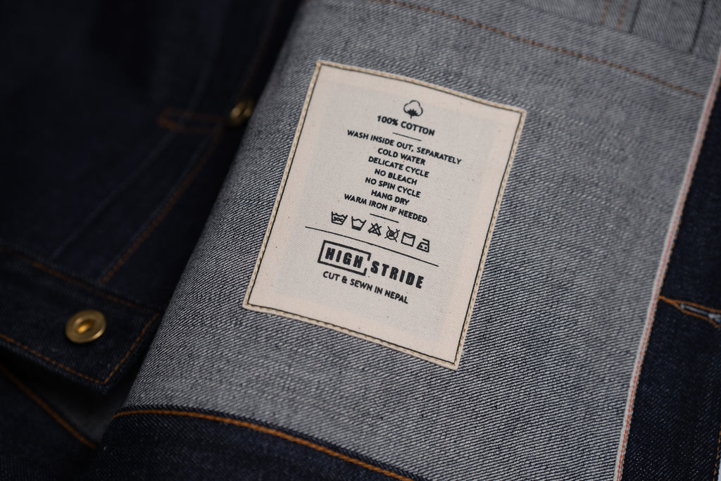 Stride 14.5 oz Double Dip Indigo Selvedge Denim