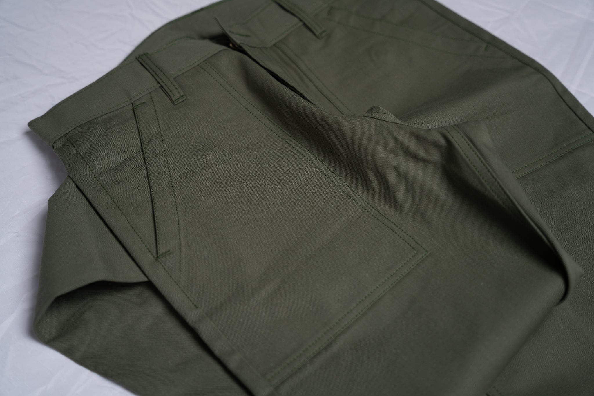 Green Selvedge Fatigue 9.29 Oz