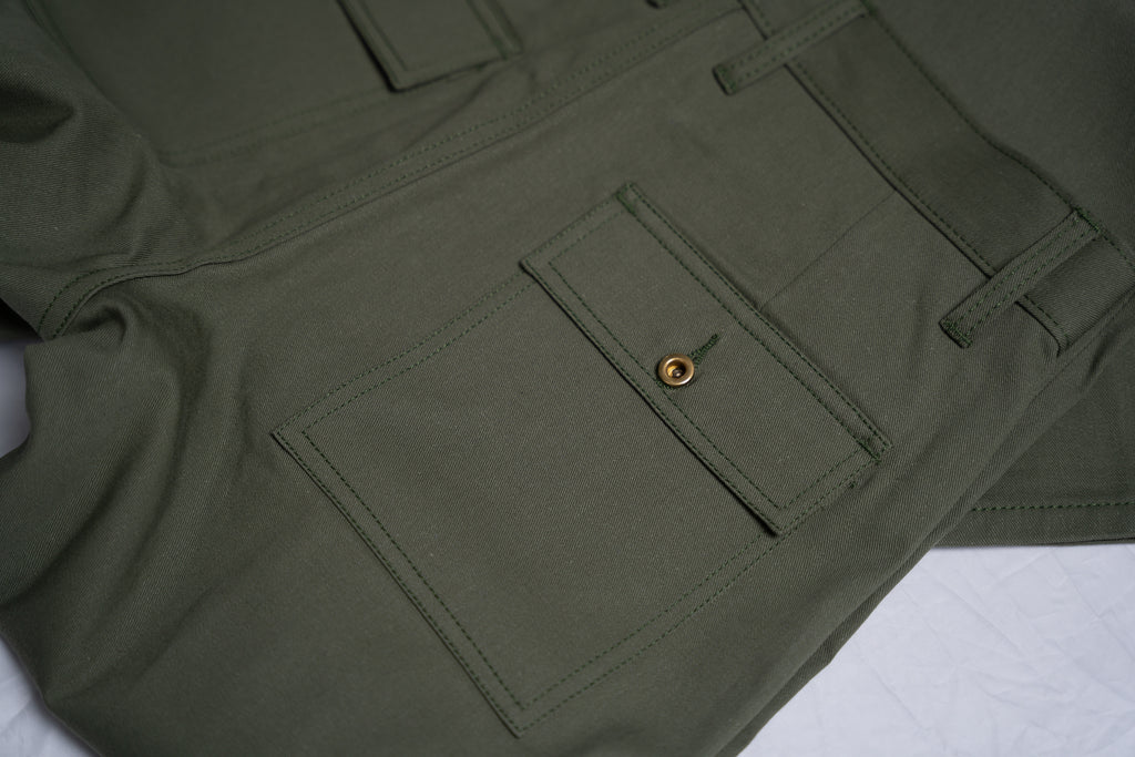 Green Selvedge Fatigue 9.29 Oz