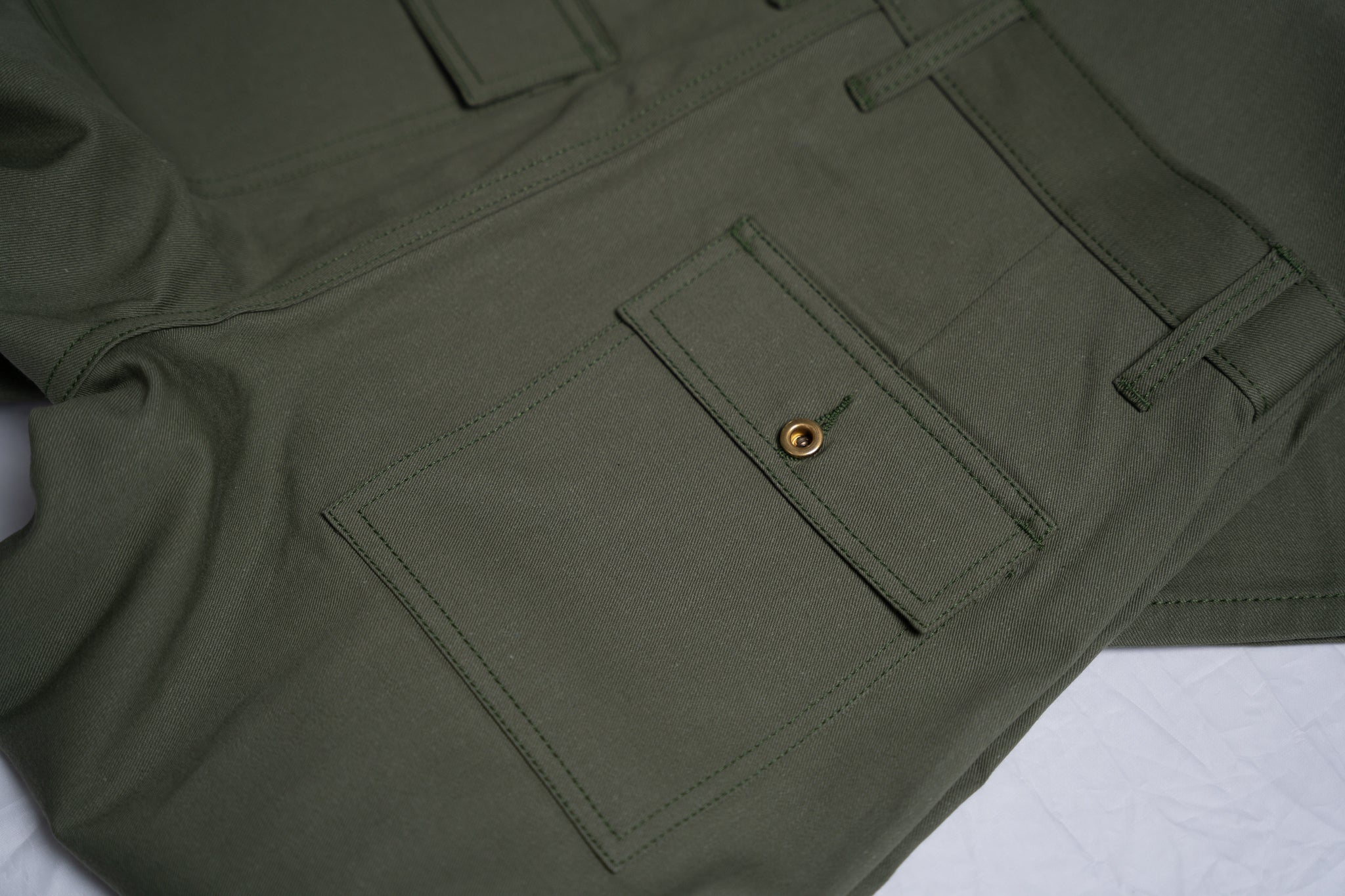 Green Selvedge Fatigue 9.29 Oz