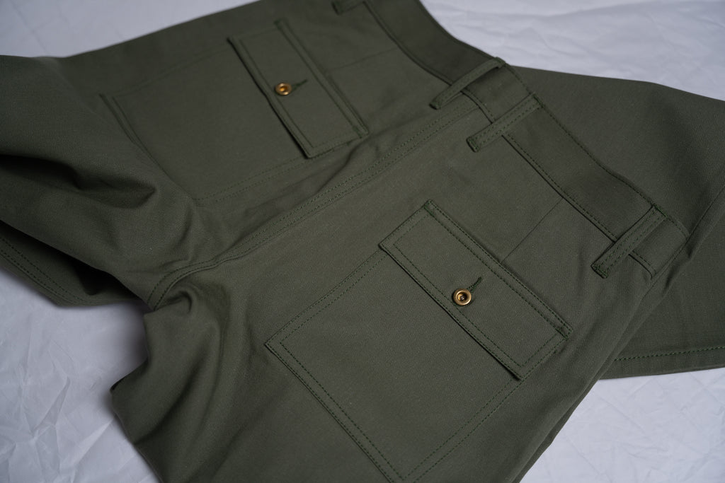 Green Selvedge Fatigue 9.29 Oz