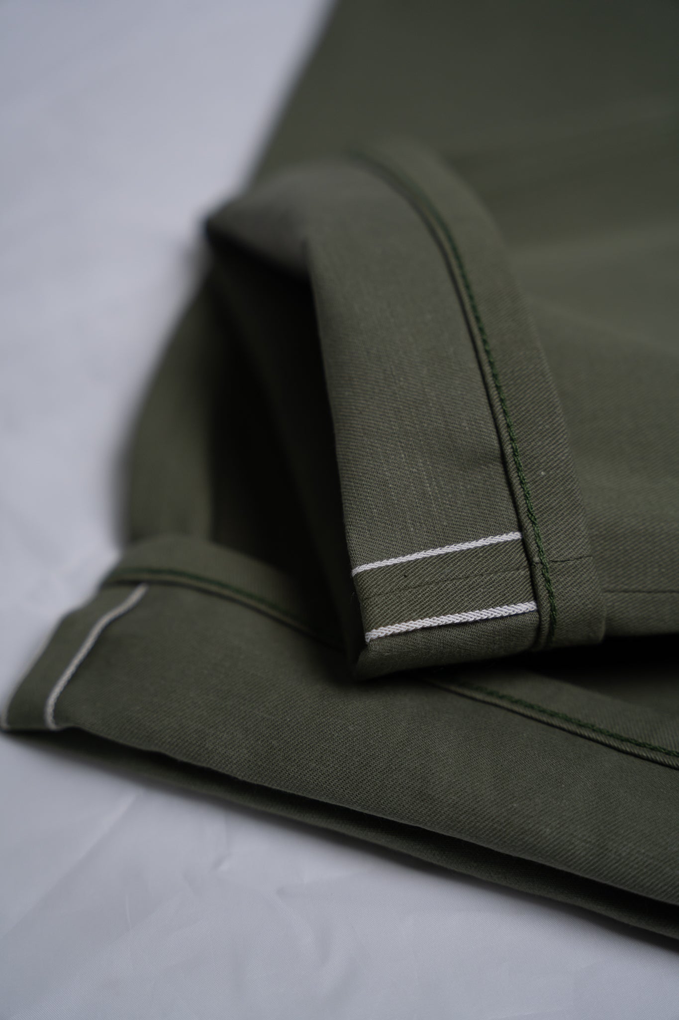 Green Selvedge Fatigue 9.29 Oz