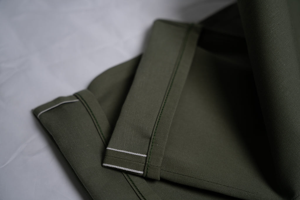 Green Selvedge Fatigue 9.29 Oz
