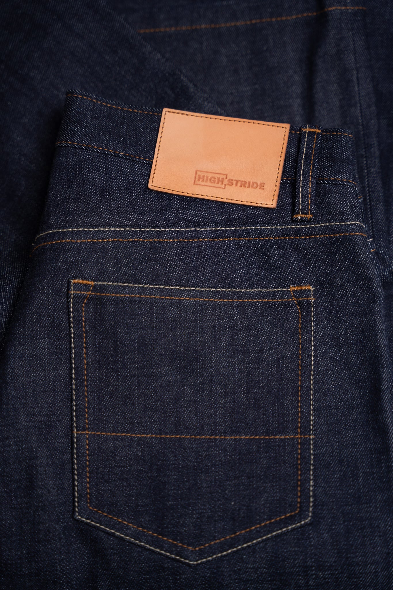 The Icon 14.5 Oz Double Dip Indigo Selvedge. Relaxed Wide Fit