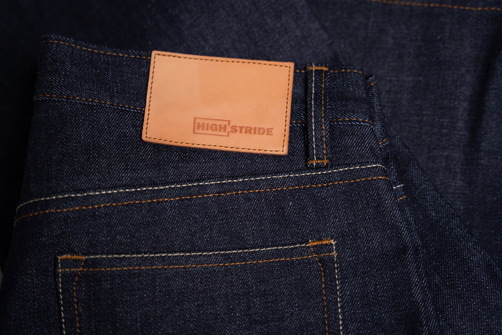 The Icon 14.5 Oz Double Dip Indigo Selvedge. Relaxed Wide Fit