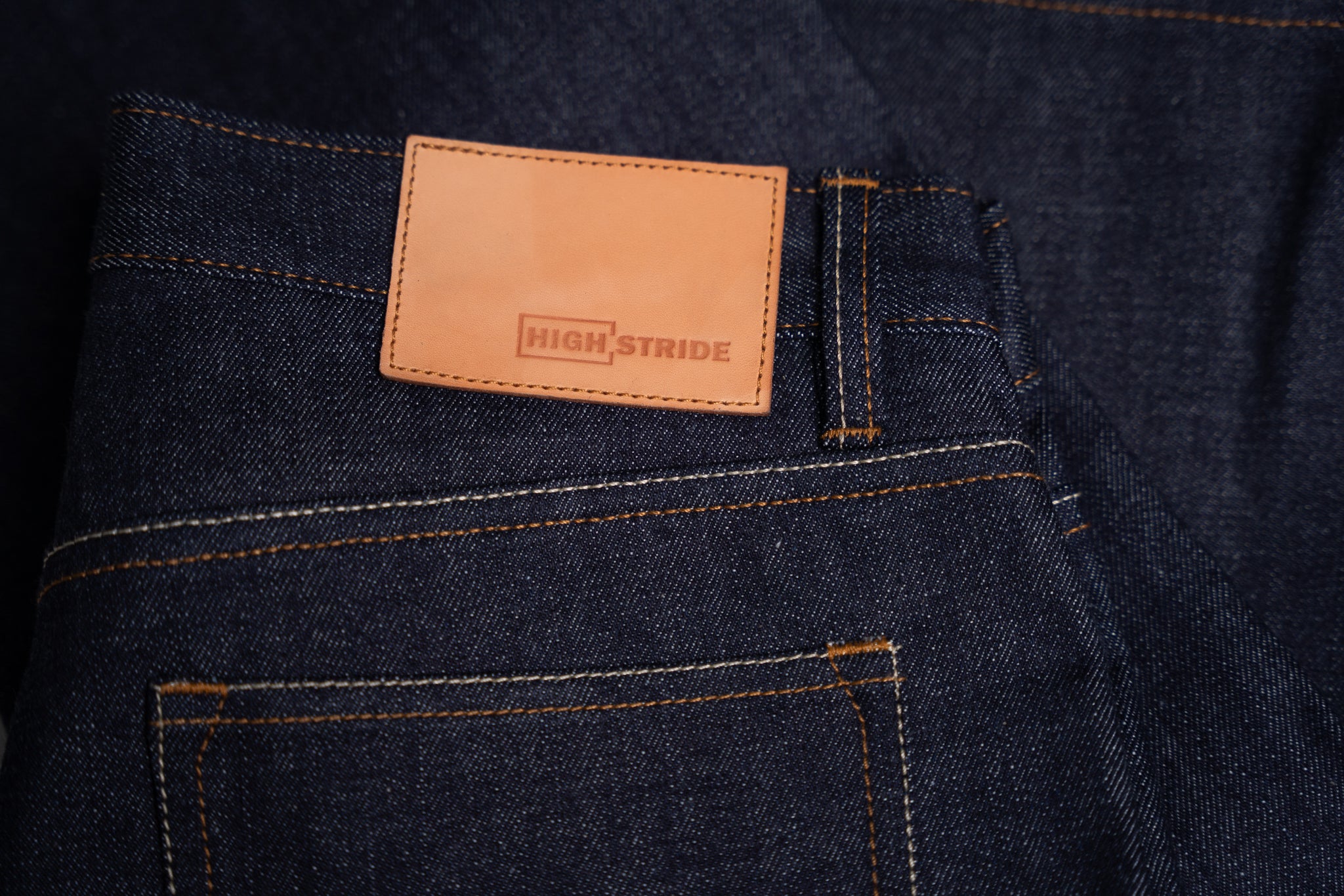 The Icon 14.5 Oz Double Dip Indigo Selvedge. Relaxed Wide Fit