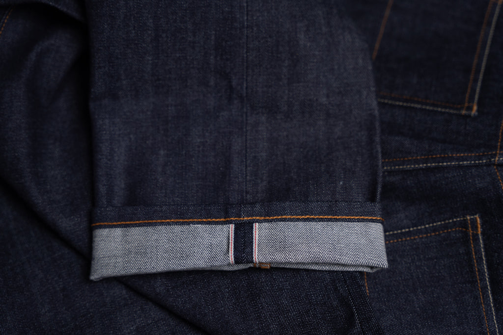 The Icon 14.5 Oz Double Dip Indigo Selvedge. Relaxed Wide Fit