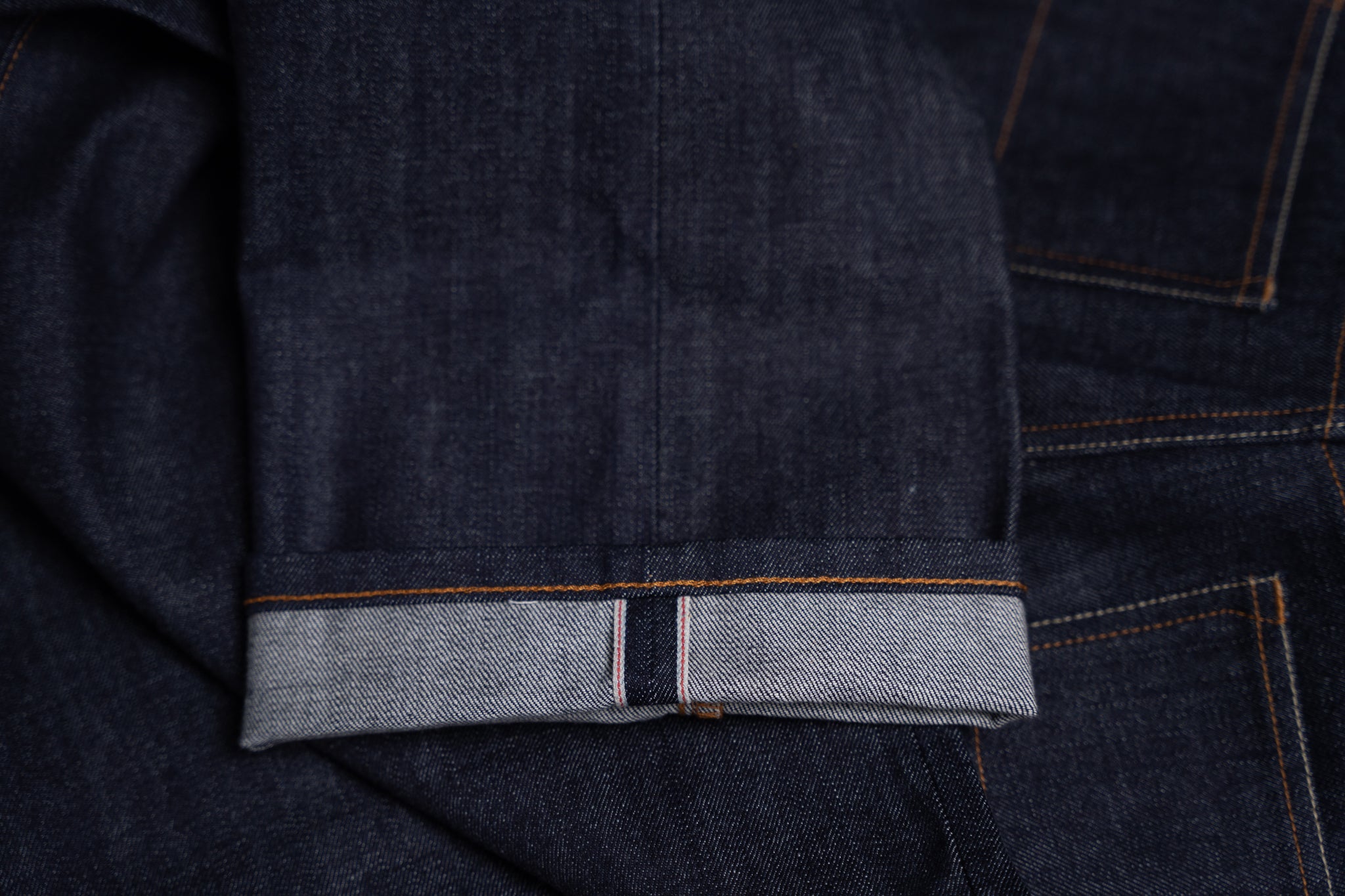 The Icon 14.5 Oz Double Dip Indigo Selvedge. Relaxed Wide Fit