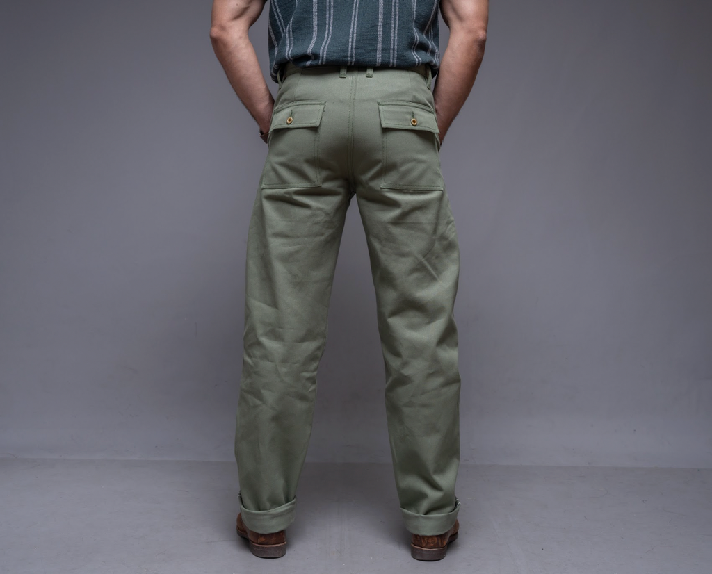 Green Selvedge Fatigue 9.29 Oz
