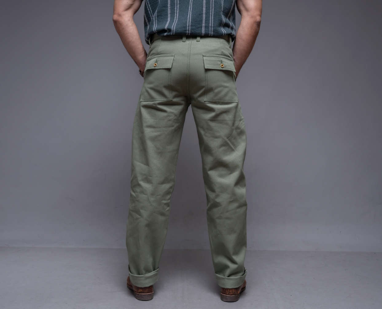 Green Selvedge Fatigue 9.29 Oz