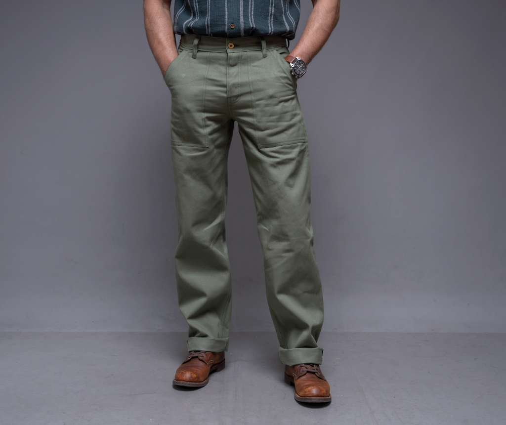 Green Selvedge Fatigue 9.29 Oz