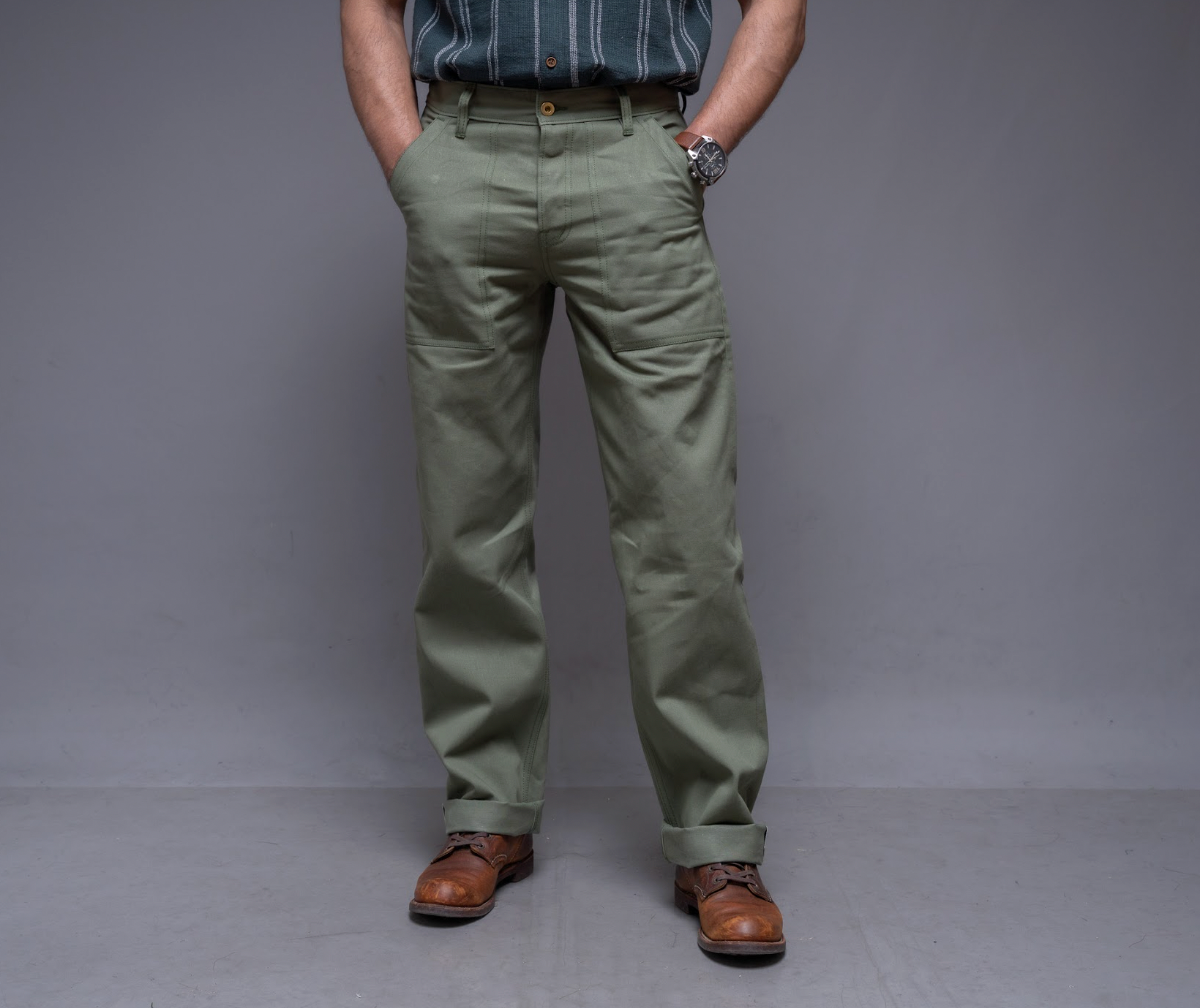 Green Selvedge Fatigue 9.29 Oz