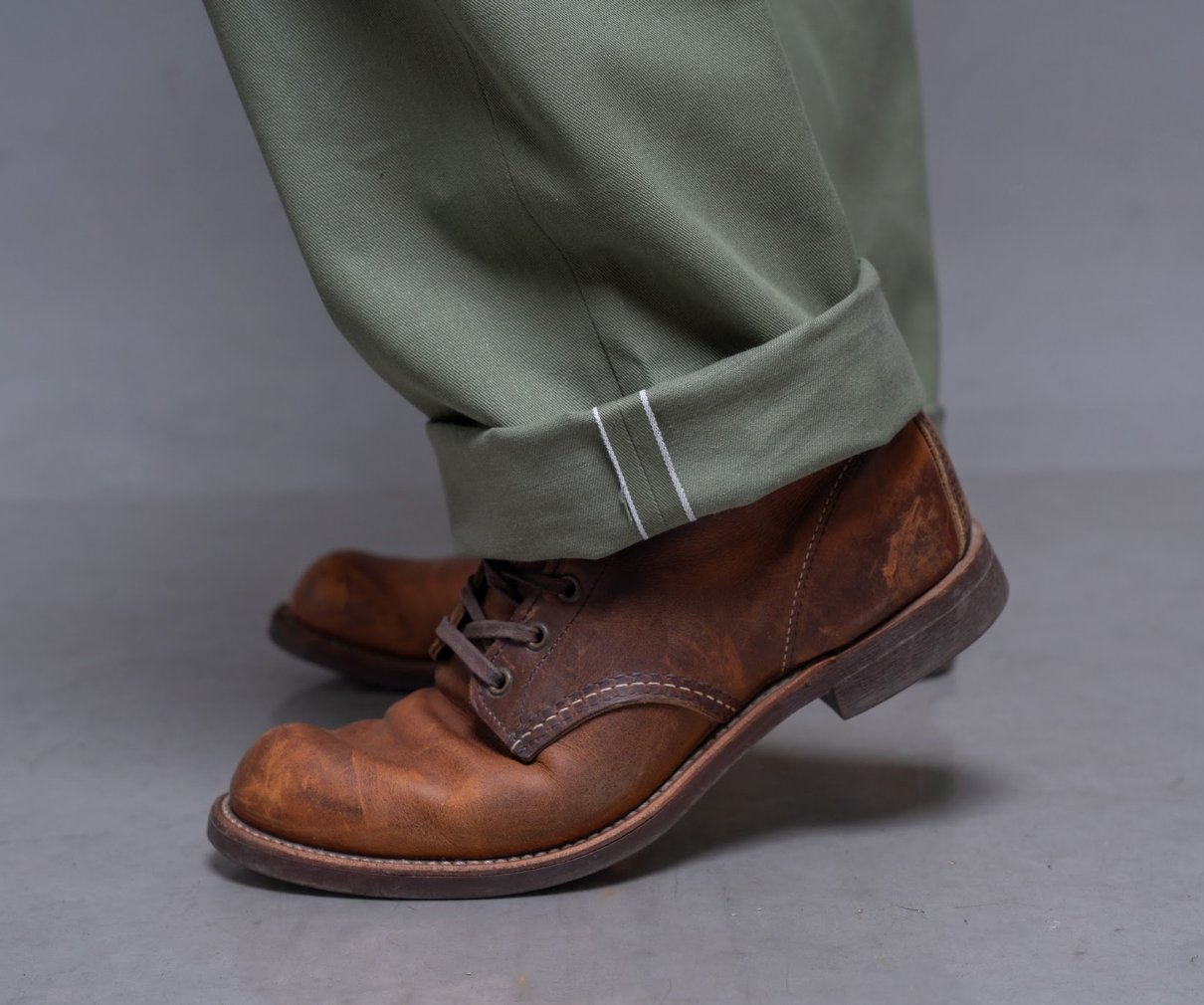 Green Selvedge Fatigue 9.29 Oz